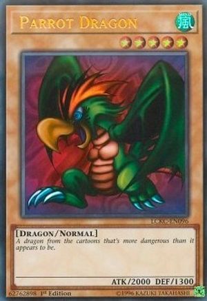 Parrot Dragon (LCKC-EN096) - Legendary Collection Kaiba Unlimited - Premium Yugioh Single from Konami - Just $0.50! Shop now at Game Crave Tournament Store