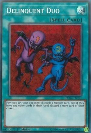 Delinquent Duo (LCKC-EN101) - Legendary Collection Kaiba 1st Edition - Premium Yugioh Single from Konami - Just $17.04! Shop now at Game Crave Tournament Store