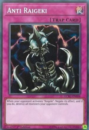 Anti Raigeki (LCKC-EN104) - Legendary Collection Kaiba 1st Edition - Premium Yugioh Single from Konami - Just $0.49! Shop now at Game Crave Tournament Store