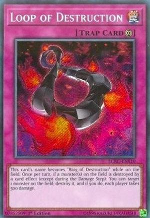 Loop of Destruction (Secret Rare) (LCKC-EN110) - Legendary Collection Kaiba 1st Edition - Premium Yugioh Single from Konami - Just $0.26! Shop now at Game Crave Tournament Store
