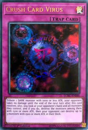 Crush Card Virus (Version 2) (LCKC-EN046) - Legendary Collection Kaiba Unlimited - Premium Yugioh Single from Konami - Just $0.66! Shop now at Game Crave Tournament Store