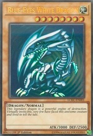 Blue-Eyes White Dragon (Version 2) (LCKC-EN001) - Legendary Collection Kaiba 1st Edition - Premium Yugioh Single from Konami - Just $14.84! Shop now at Game Crave Tournament Store