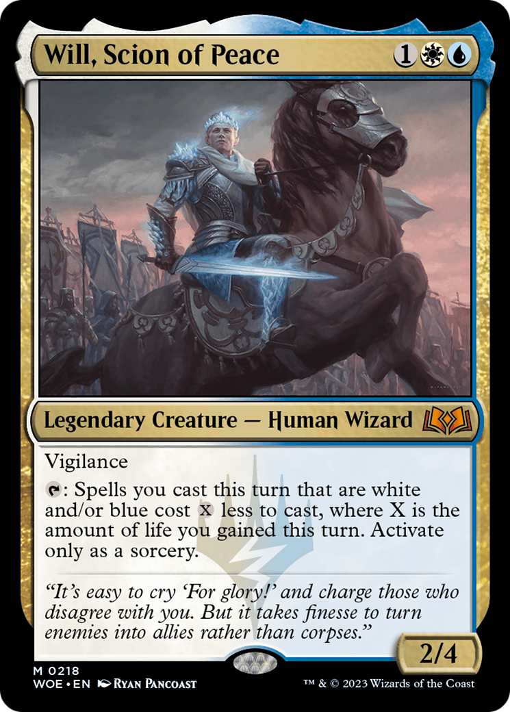 Will, Scion of Peace (WOE-218) - Wilds of Eldraine - Premium MTG Single from Wizards of the Coast - Just $0.08! Shop now at Game Crave Tournament Store