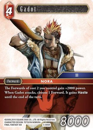 Gadot (OPUS V) Foil - Premium Final Fantasy Single from Opus V - Just $0.49! Shop now at Game Crave Tournament Store