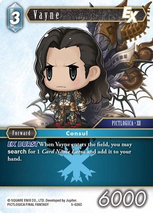 Vayne EX (OPUS V) - Premium Final Fantasy Single from Opus V - Just $0.25! Shop now at Game Crave Tournament Store