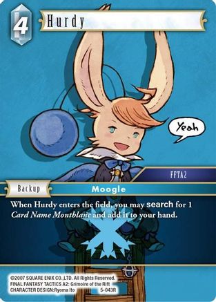 Hurdy (OPUS V) - Premium Final Fantasy Single from Opus V - Just $0.25! Shop now at Game Crave Tournament Store