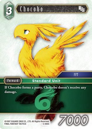 Chocobo (OPUS V) Foil - Premium Final Fantasy Single from Opus V - Just $0.28! Shop now at Game Crave Tournament Store