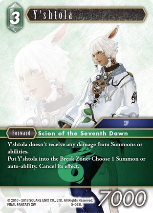 Y'shtola (OPUS V) Foil - Premium Final Fantasy Single from Opus V - Just $1.65! Shop now at Game Crave Tournament Store