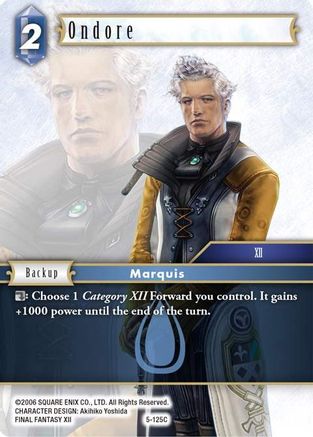 Ondore (OPUS V) Foil - Premium Final Fantasy Single from Opus V - Just $0.25! Shop now at Game Crave Tournament Store