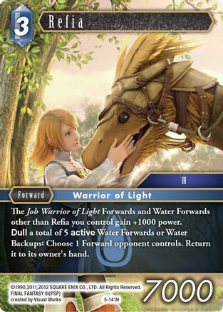 Refia (OPUS V) Foil - Premium Final Fantasy Single from Opus V - Just $0.11! Shop now at Game Crave Tournament Store