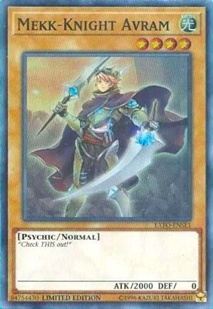 Mekk-Knight Avram (EXFO-ENSE1) - Extreme Force Limited - Premium Yugioh Single from Konami - Just $0.26! Shop now at Game Crave Tournament Store