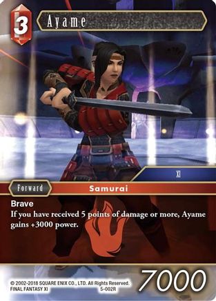 Ayame (OPUS V) - Premium Final Fantasy Single from Opus V - Just $0.25! Shop now at Game Crave Tournament Store