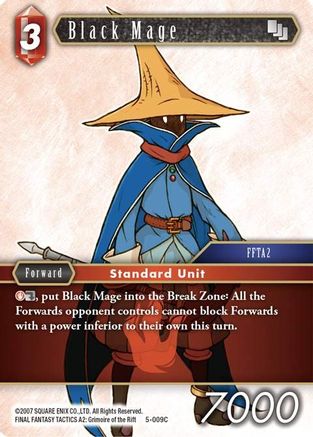 Black Mage (OPUS V) Foil - Premium Final Fantasy Single from Opus V - Just $0.36! Shop now at Game Crave Tournament Store