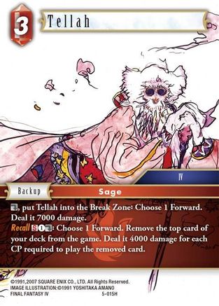 Tellah (OPUS V) Foil - Premium Final Fantasy Single from Opus V - Just $0.44! Shop now at Game Crave Tournament Store