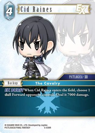 Cid Raines EX (OPUS V) Foil - Premium Final Fantasy Single from Opus V - Just $0.25! Shop now at Game Crave Tournament Store