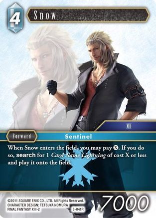 Snow (OPUS V) - Premium Final Fantasy Single from Opus V - Just $0.23! Shop now at Game Crave Tournament Store