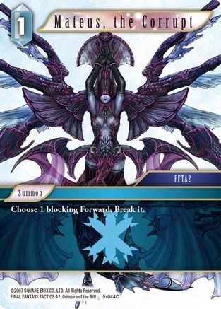 Mateus, the Corrupt (OPUS V) - Premium Final Fantasy Single from Opus V - Just $0.25! Shop now at Game Crave Tournament Store