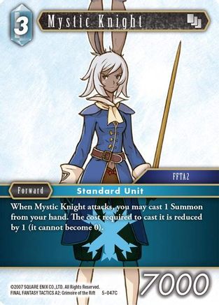 Mystic Knight (OPUS V) - Premium Final Fantasy Single from Opus V - Just $0.25! Shop now at Game Crave Tournament Store