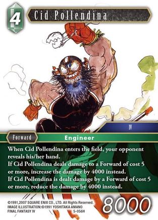 Cid Pollendina (OPUS V) Foil - Premium Final Fantasy Single from Opus V - Just $0.37! Shop now at Game Crave Tournament Store