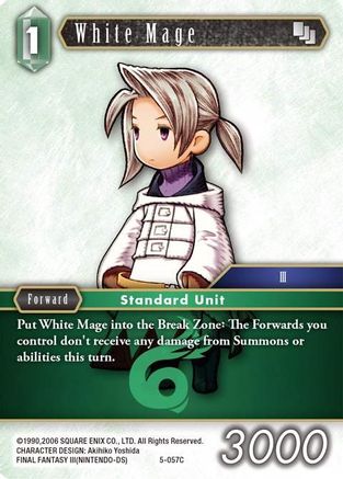 White Mage (Luneth) (OPUS V) - Premium Final Fantasy Single from Opus V - Just $0.25! Shop now at Game Crave Tournament Store
