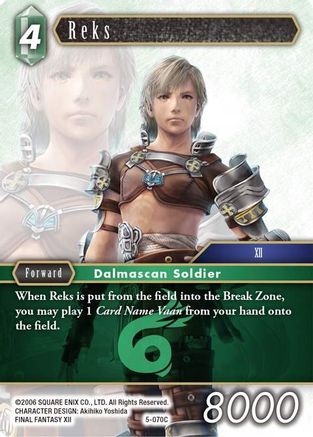 Reks (OPUS V) Foil - Premium Final Fantasy Single from Opus V - Just $0.25! Shop now at Game Crave Tournament Store