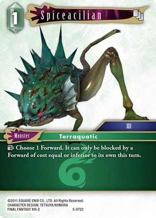 Spiceacilian (OPUS V) Foil - Premium Final Fantasy Single from Opus V - Just $0.28! Shop now at Game Crave Tournament Store