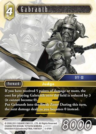 Gabranth (OPUS V) - Premium Final Fantasy Single from Opus V - Just $0.25! Shop now at Game Crave Tournament Store