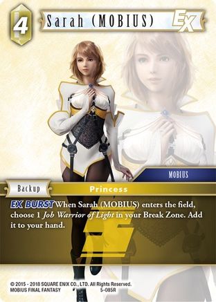 Sarah (MOBIUS) EX (OPUS V) Foil - Premium Final Fantasy Single from Opus V - Just $0.95! Shop now at Game Crave Tournament Store