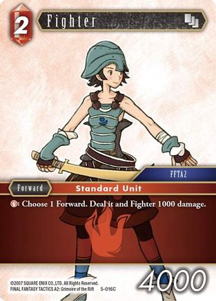Fighter (OPUS V) Foil - Premium Final Fantasy Single from Opus V - Just $0.23! Shop now at Game Crave Tournament Store