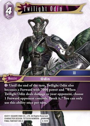 Twilight Odin (OPUS V) - Premium Final Fantasy Single from Opus V - Just $0.34! Shop now at Game Crave Tournament Store