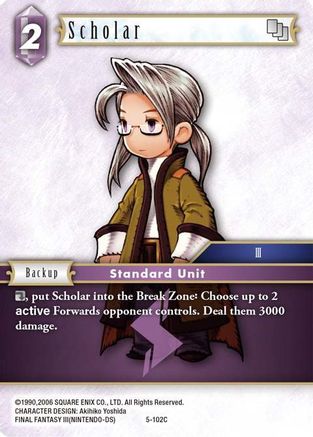 Scholar (Luneth) (OPUS V) - Premium Final Fantasy Single from Opus V - Just $0.25! Shop now at Game Crave Tournament Store