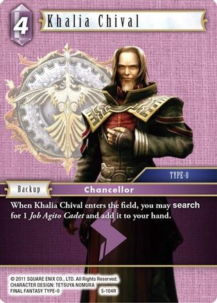 Khalia Chival (OPUS V) Foil - Premium Final Fantasy Single from Opus V - Just $0.95! Shop now at Game Crave Tournament Store