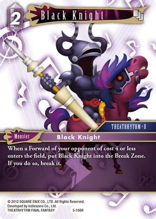 Black Knight (OPUS V) Foil - Premium Final Fantasy Single from Opus V - Just $0.38! Shop now at Game Crave Tournament Store