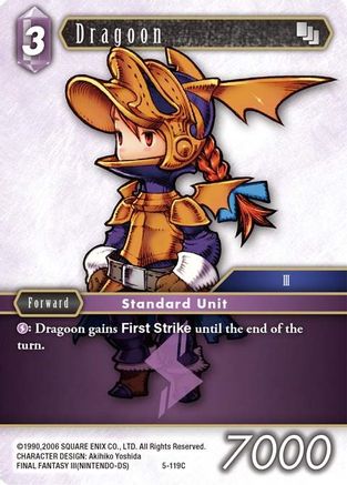 Dragoon (Refia) (OPUS V) Foil - Premium Final Fantasy Single from Opus V - Just $0.32! Shop now at Game Crave Tournament Store