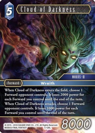 Cloud of Darkness (OPUS V) Foil - Premium Final Fantasy Single from Opus V - Just $1.19! Shop now at Game Crave Tournament Store