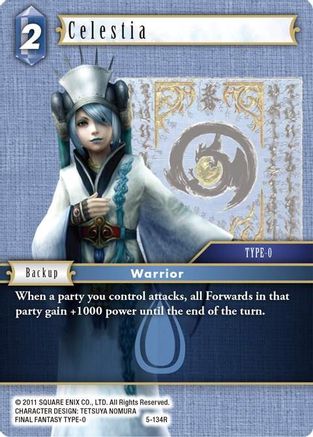 Celestia (OPUS V) Foil - Premium Final Fantasy Single from Opus V - Just $0.36! Shop now at Game Crave Tournament Store