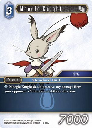 Moogle Knight (OPUS V) Foil - Premium Final Fantasy Single from Opus V - Just $0.48! Shop now at Game Crave Tournament Store