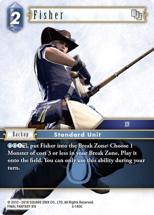 Fisher (OPUS V) Foil - Premium Final Fantasy Single from Opus V - Just $0.46! Shop now at Game Crave Tournament Store