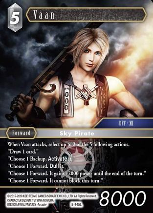 Vaan (Legend) (OPUS V) Foil - Premium Final Fantasy Single from Opus V - Just $0.89! Shop now at Game Crave Tournament Store