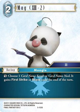 Mog (XIII-2) (OPUS V) Foil - Premium Final Fantasy Single from Opus V - Just $0.45! Shop now at Game Crave Tournament Store