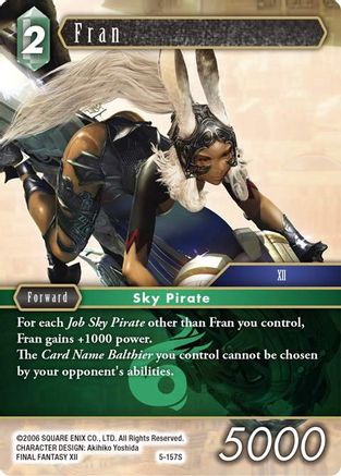 Fran (OPUS V) Foil - Premium Final Fantasy Single from Opus V - Just $0.14! Shop now at Game Crave Tournament Store