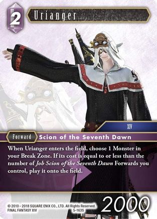 Urianger (OPUS V) Foil - Premium Final Fantasy Single from Opus V - Just $1.42! Shop now at Game Crave Tournament Store