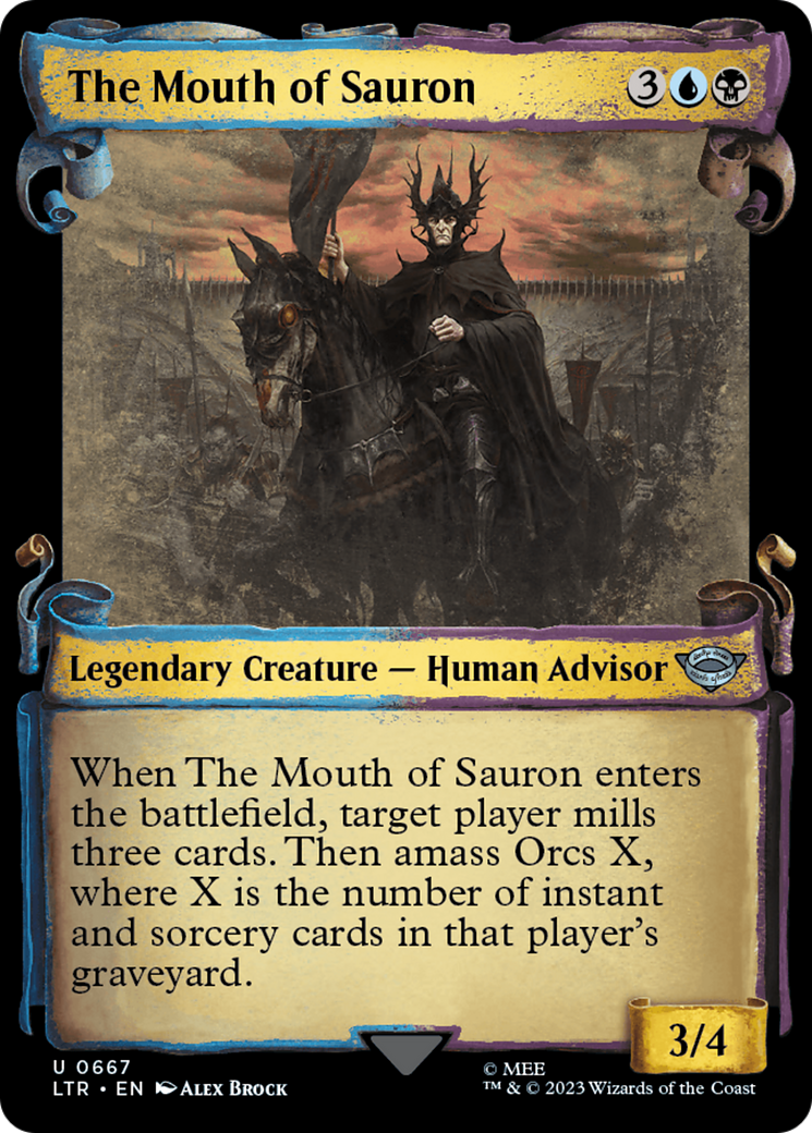 The Mouth of Sauron (LTR-667) - The Lord of the Rings: Tales of Middle-earth: (Showcase) - Premium MTG Single from Wizards of the Coast - Just $0.08! Shop now at Game Crave Tournament Store