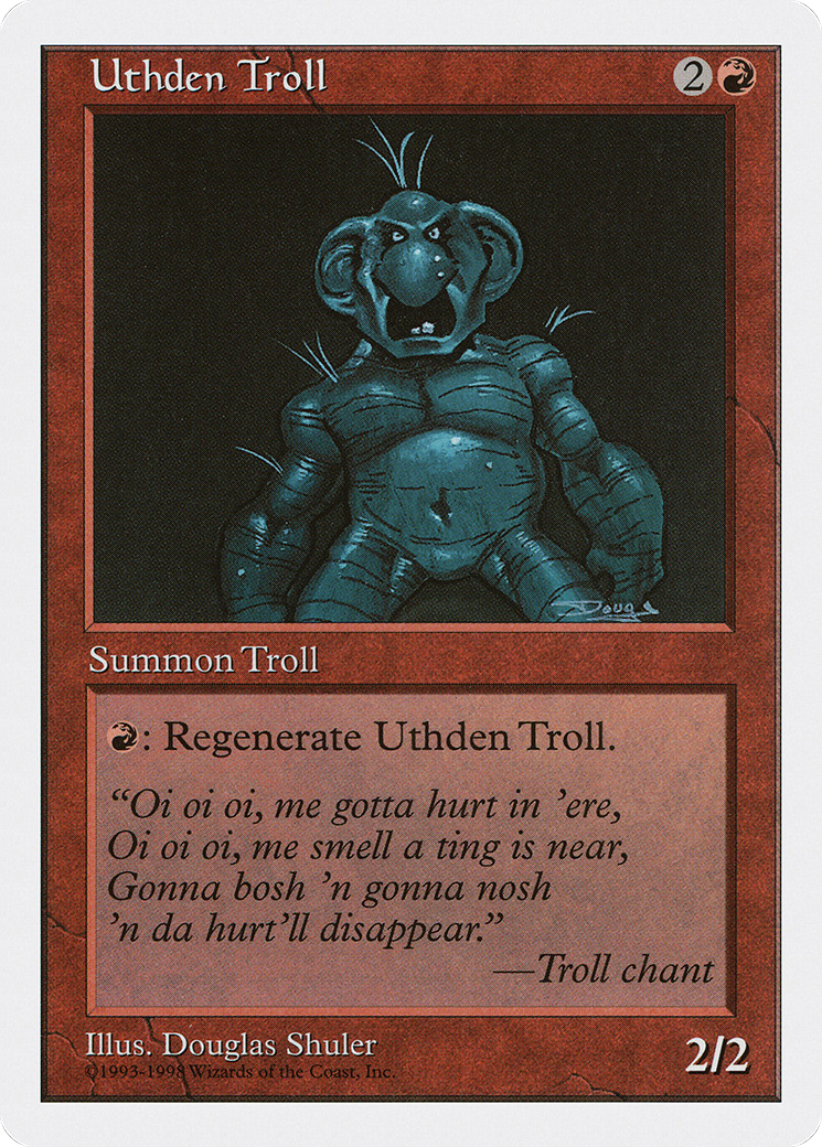 Uthden Troll (ATH-050) - Anthologies - Premium MTG Single from Wizards of the Coast - Just $0.08! Shop now at Game Crave Tournament Store
