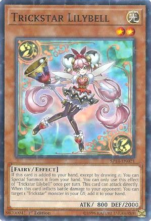 Trickstar Lilybell (Starfoil) (SP18-EN021) - Star Pack VRAINS 1st Edition - Premium Yugioh Single from Konami - Just $0.68! Shop now at Game Crave Tournament Store