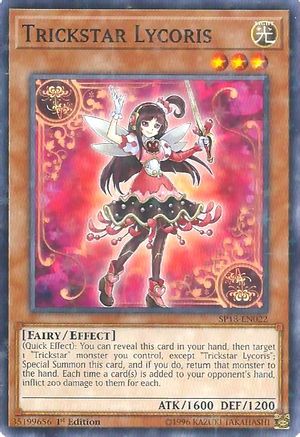 Trickstar Lycoris (Starfoil) (SP18-EN022) - Star Pack VRAINS 1st Edition - Premium Yugioh Single from Konami - Just $2.06! Shop now at Game Crave Tournament Store