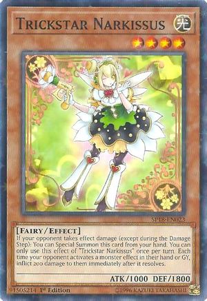 Trickstar Narkissus (Starfoil) (SP18-EN023) - Star Pack VRAINS 1st Edition - Premium Yugioh Single from Konami - Just $0.83! Shop now at Game Crave Tournament Store