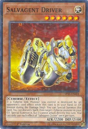 Salvagent Driver (Starfoil) (SP18-EN004) - Star Pack VRAINS 1st Edition - Premium Yugioh Single from Konami - Just $0.25! Shop now at Game Crave Tournament Store