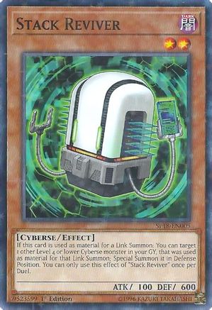 Stack Reviver (Starfoil) (SP18-EN005) - Star Pack VRAINS 1st Edition - Premium Yugioh Single from Konami - Just $0.25! Shop now at Game Crave Tournament Store