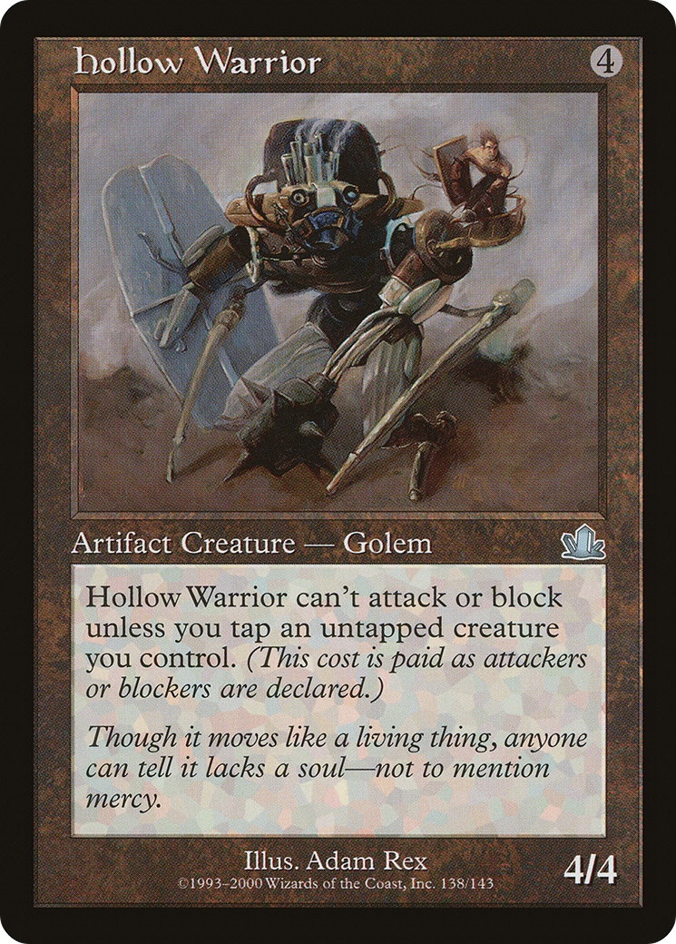 Hollow Warrior (PCY-138) - Prophecy - Premium MTG Single from Wizards of the Coast - Just $0.13! Shop now at Game Crave Tournament Store
